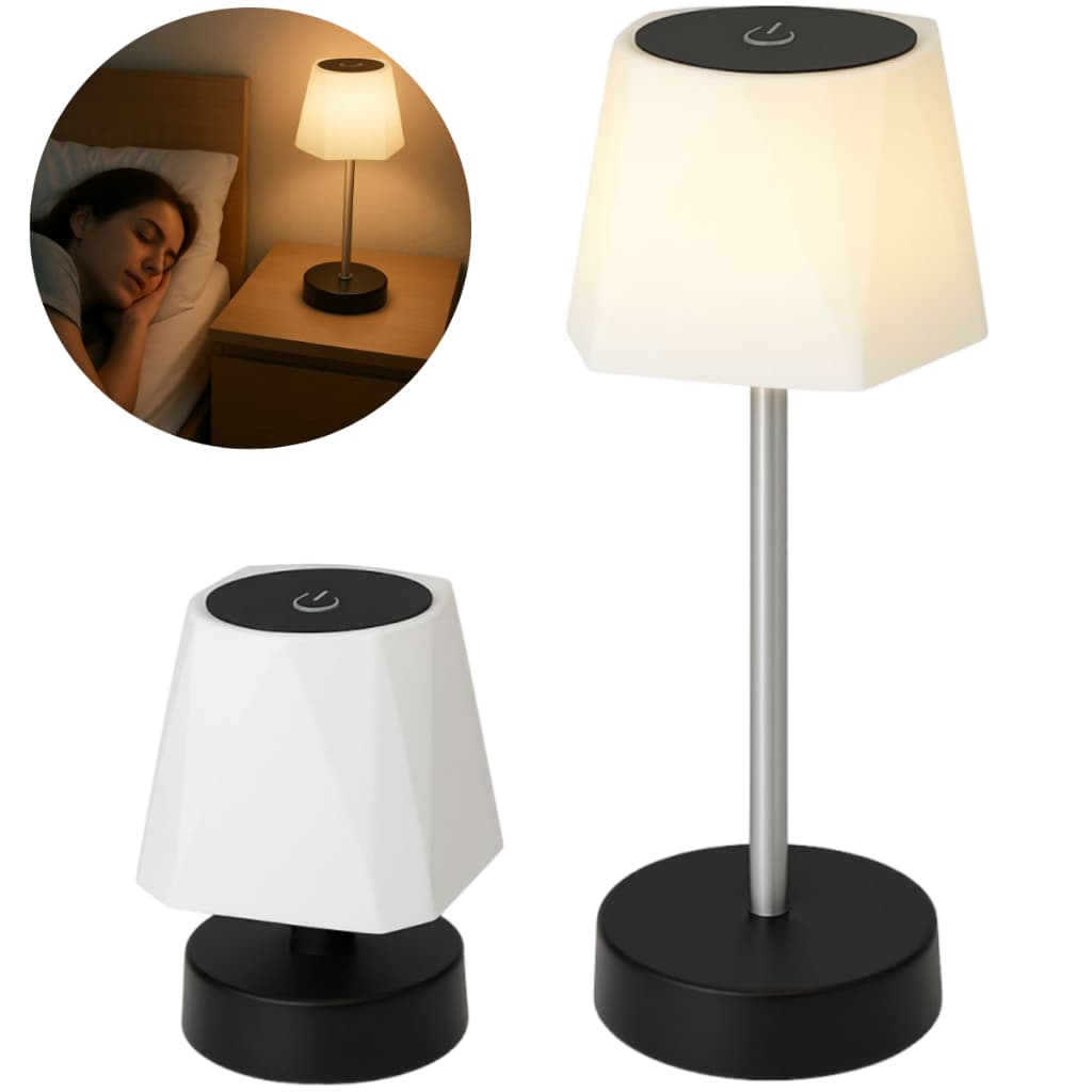 Abajur Mesa Moderno Led Usb Touch Para Escritório E Quarto