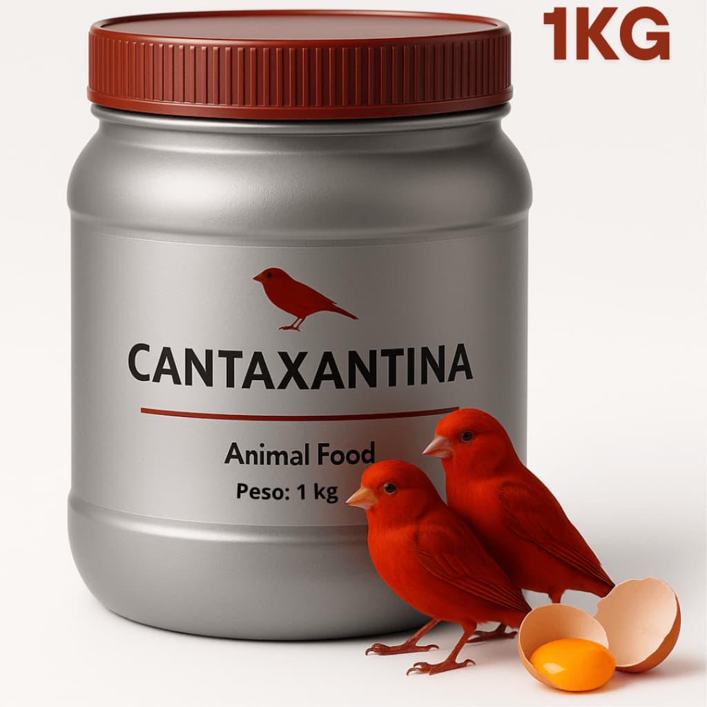 Cantaxantina Vermelha 100% Pura - 1Kg - Pigmento Importado