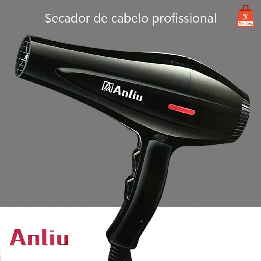 Secador de cabelo Anliu3200W de vento quente e frio de alta potência secador de cabelo para casa hotel salão de beleza