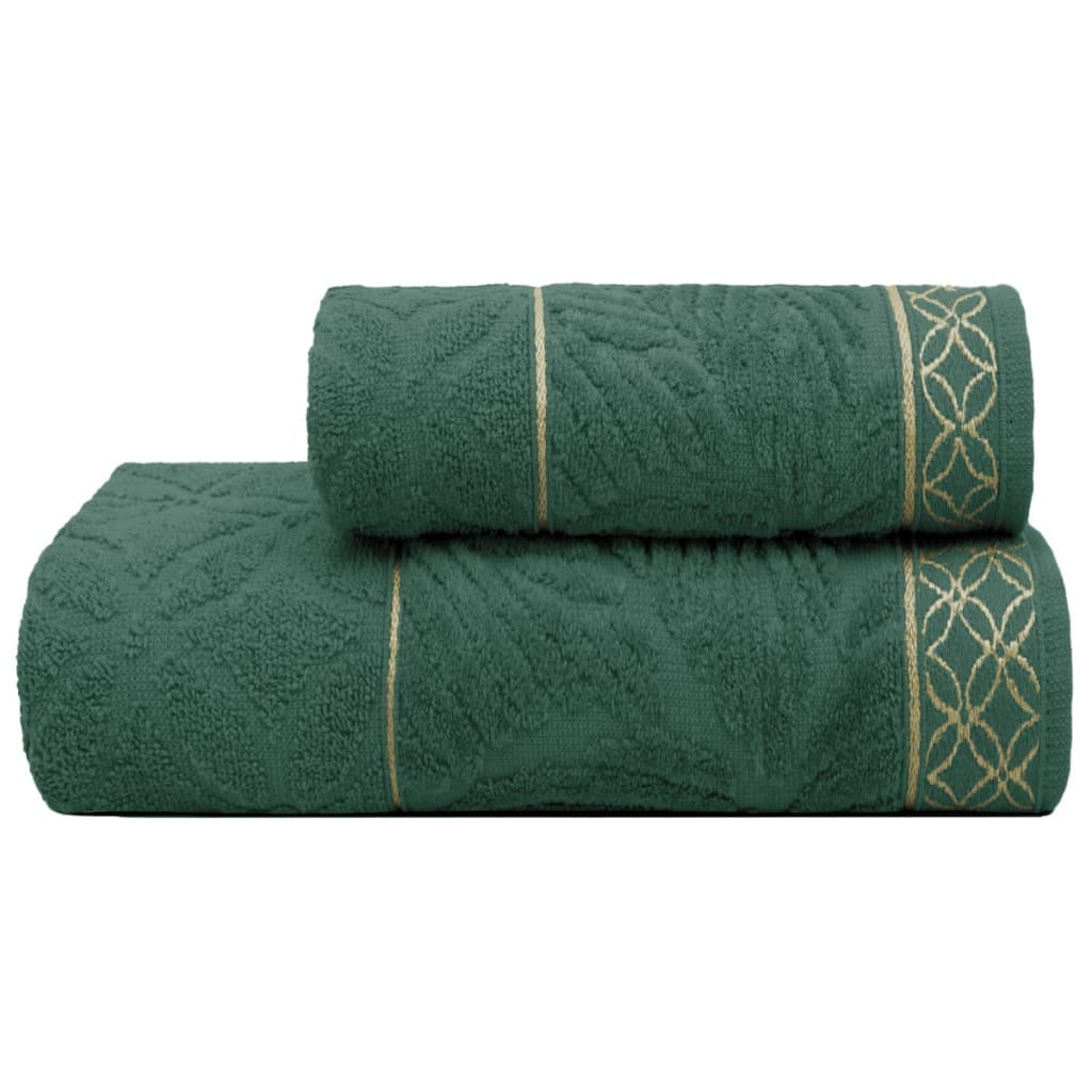 Jogo/Kit com 1 Toalha de Banho Nativa Appel + 1 Toalha de Rosto Grossa de Algodão Macia Luxuosa 420