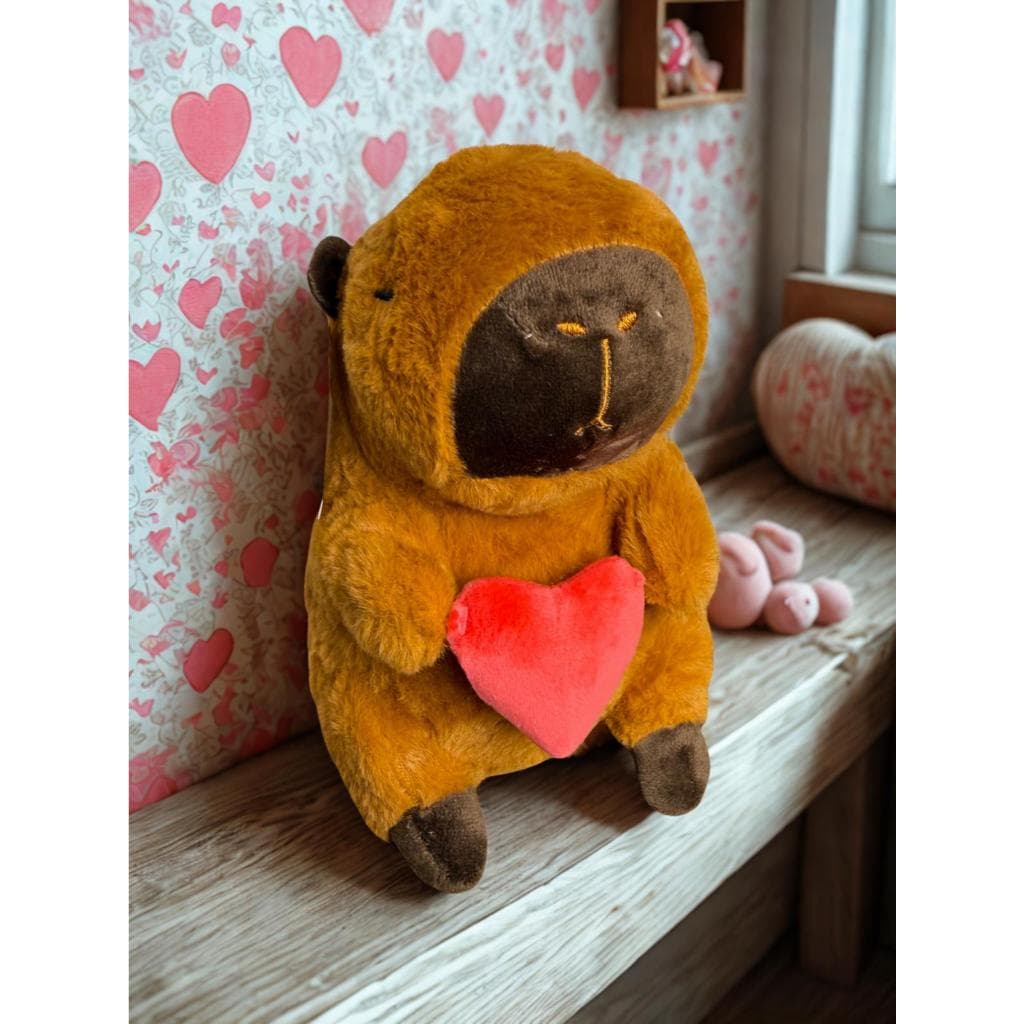 Brinquedo de pelúcia Capivara, animal de pelúcia fofo 22 cm, diversas versões  e canta música. Urso de pelucia musical