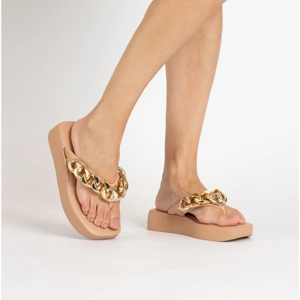Chinelo Petite Jolie Hit Plataforma Chinelo de Dedo Original