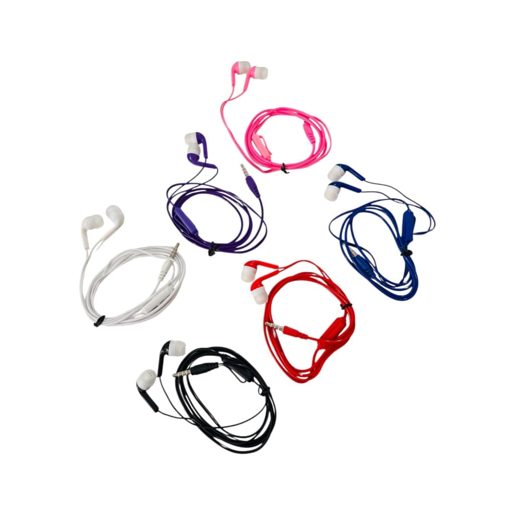 Fone Ouvido Intra-Auricular Com Fio E Microfone Entrada P2 Colorido 1M Inova(FONE+INOVA+COLO)