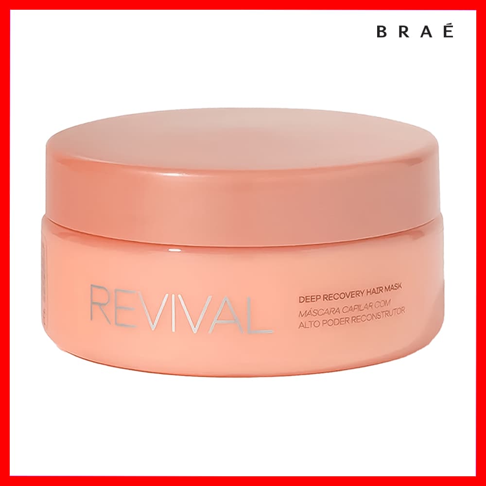 Braé Revival Máscara Capilar 200g (Reconstrução profunda para cabelos extremamente danificados)