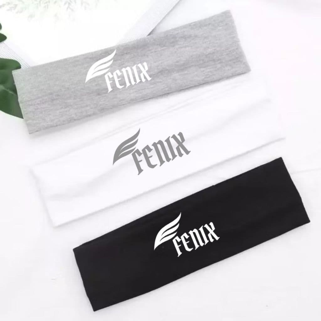 Kit com 2 faixa testeiras anti suor faixa para cabelo envio em 24h esportes fênix