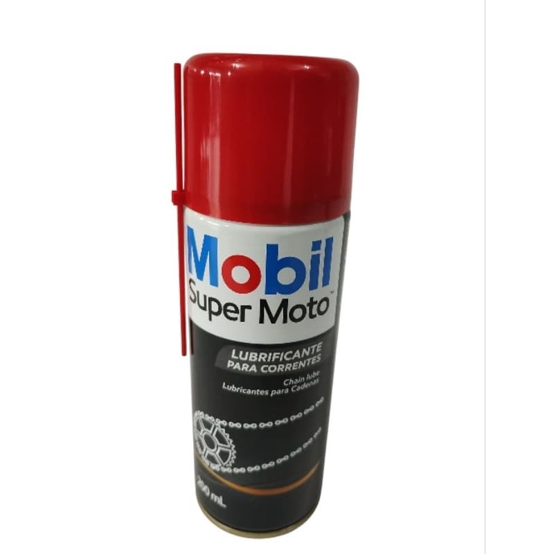 Lubrificante Graxa Spray Mobil super moto 200ML