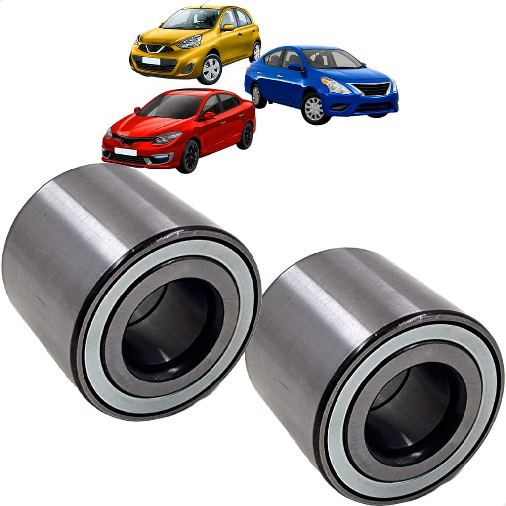 Par Rolamento Roda Traseira Livina March Versa Fluence 1.0 1.6 1.8 2.0 12v 16v 2011 Até 2020 Com ABS