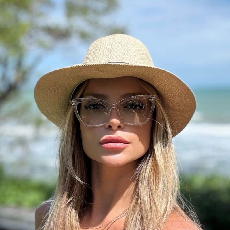 Armação de Oculos para Grau Feminino Retrô Vintage Geek Transparente Gato Gatinho