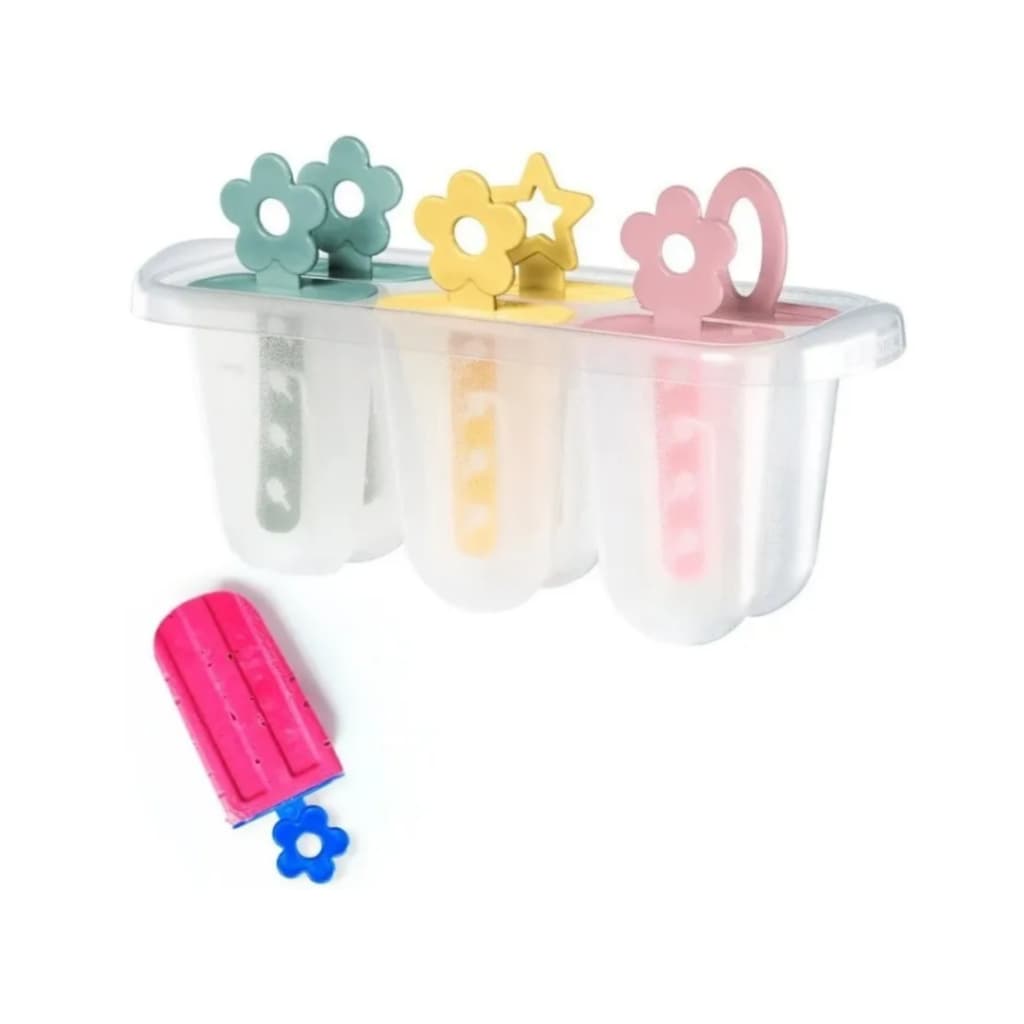 Forma Molde Para 6 Picolés Geladinho Infantil Kids
