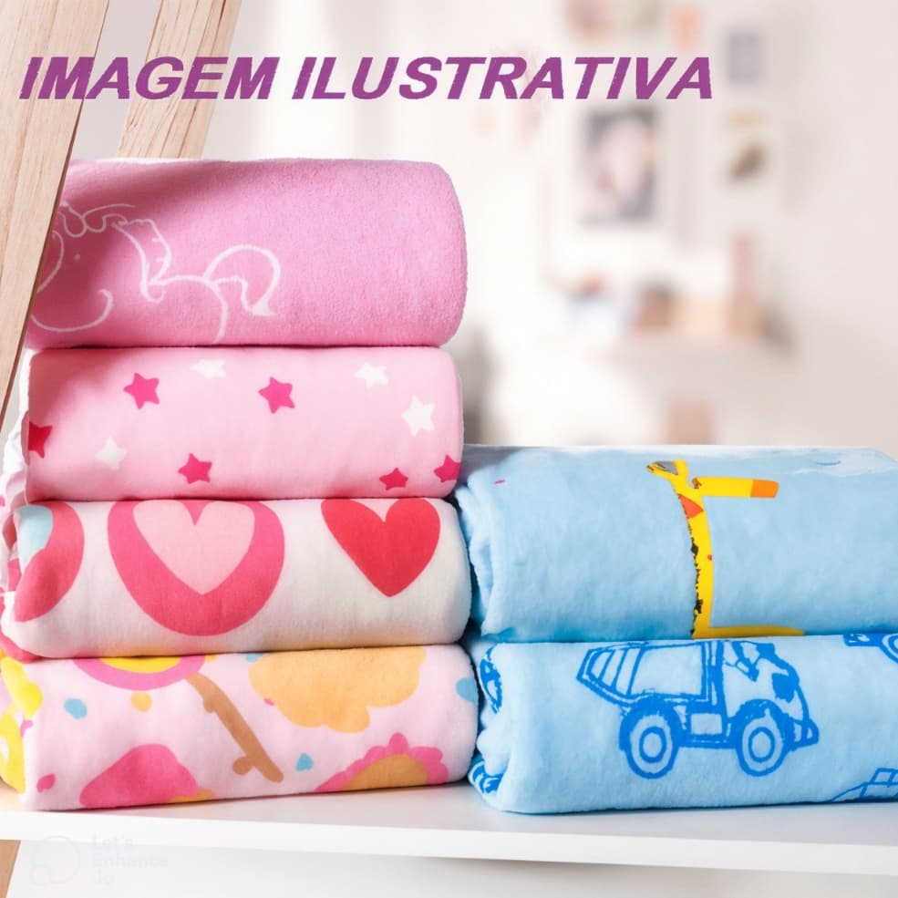 Manta Cobertor Bebe Infantil Microfibra Antialérgico  Mantinha / Cobertor Soft Infantil Para Berço