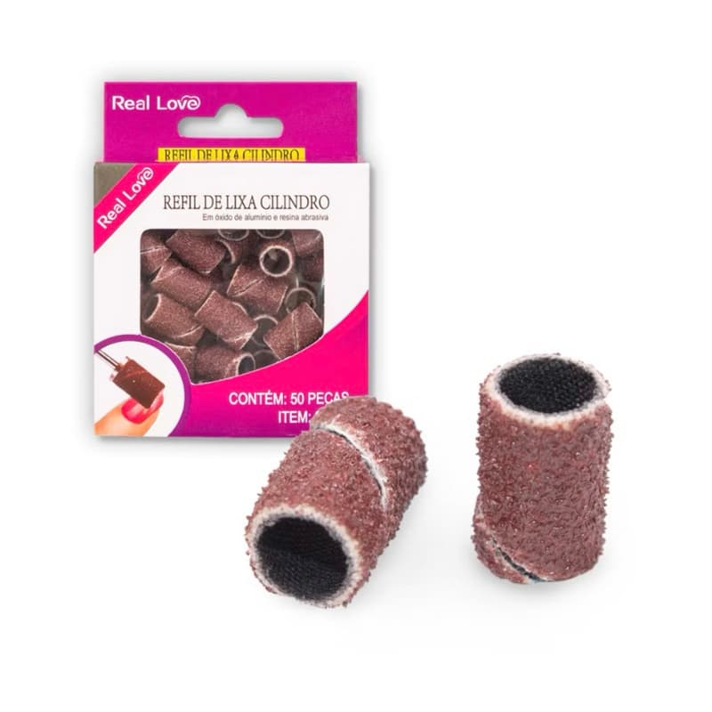 Refil de lixa cilindro / Refil de lixa para para unhas em gel/ Refil para lixa elétrica de unhas C/10 Refis