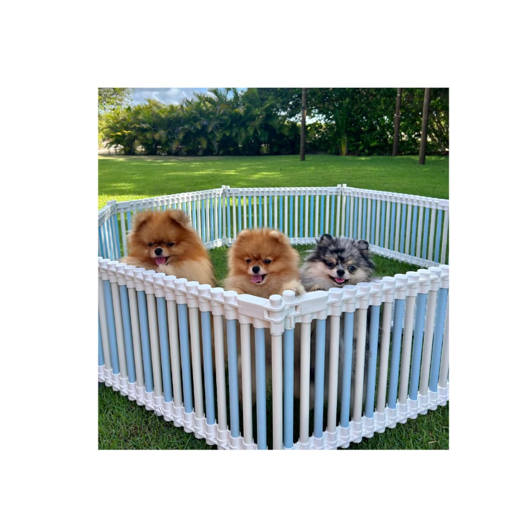 Cercado Pet Multifuncional Para Ambientes Internos - 4 Lados Preto 40cm - Divipets 78cm x 40cm de altura