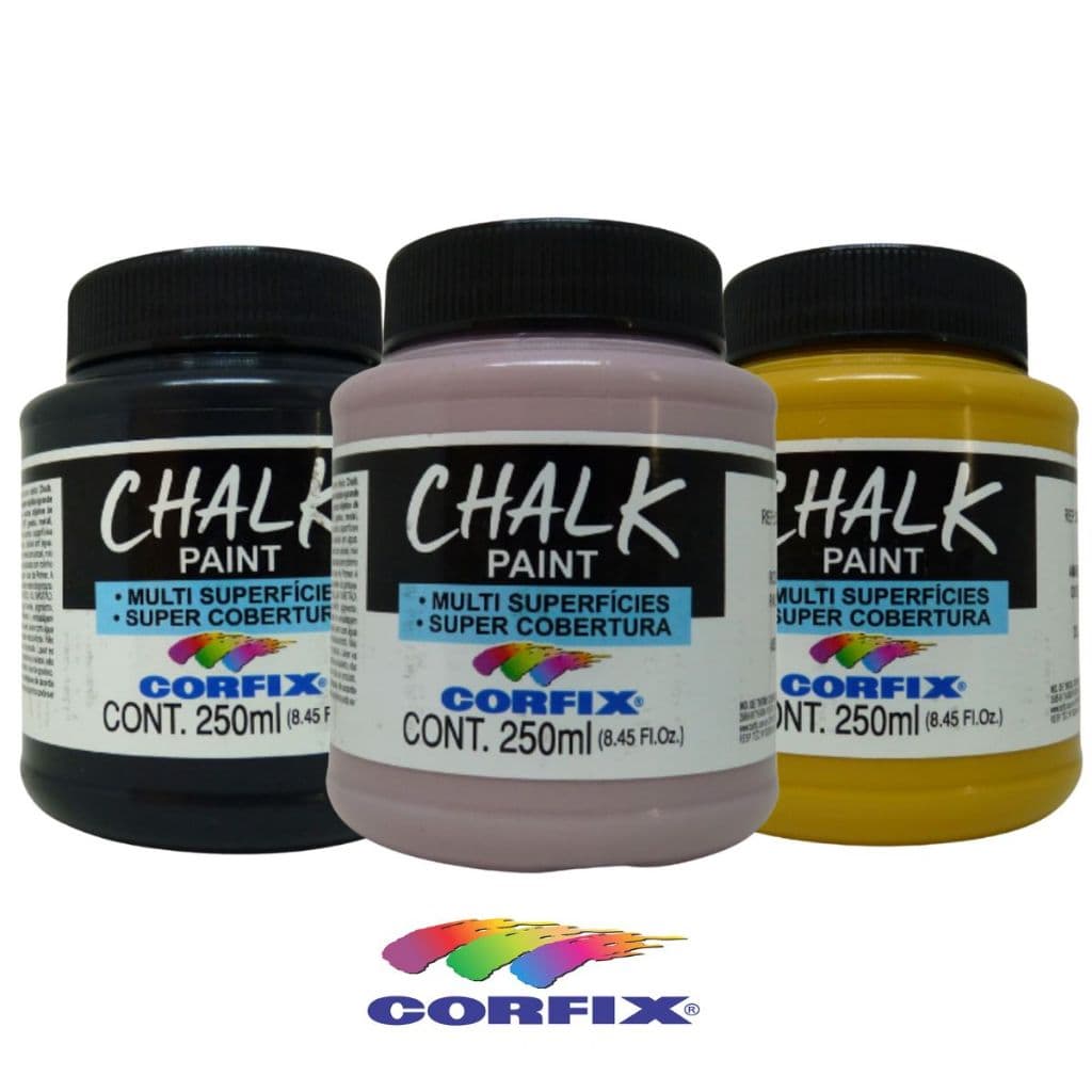 Tinta Chalk Paint para Artesanato Corfix 250ml - 23250