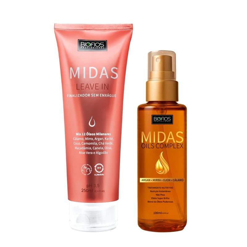 Kit Misturinha Midas - Oils Complex + Leave-in