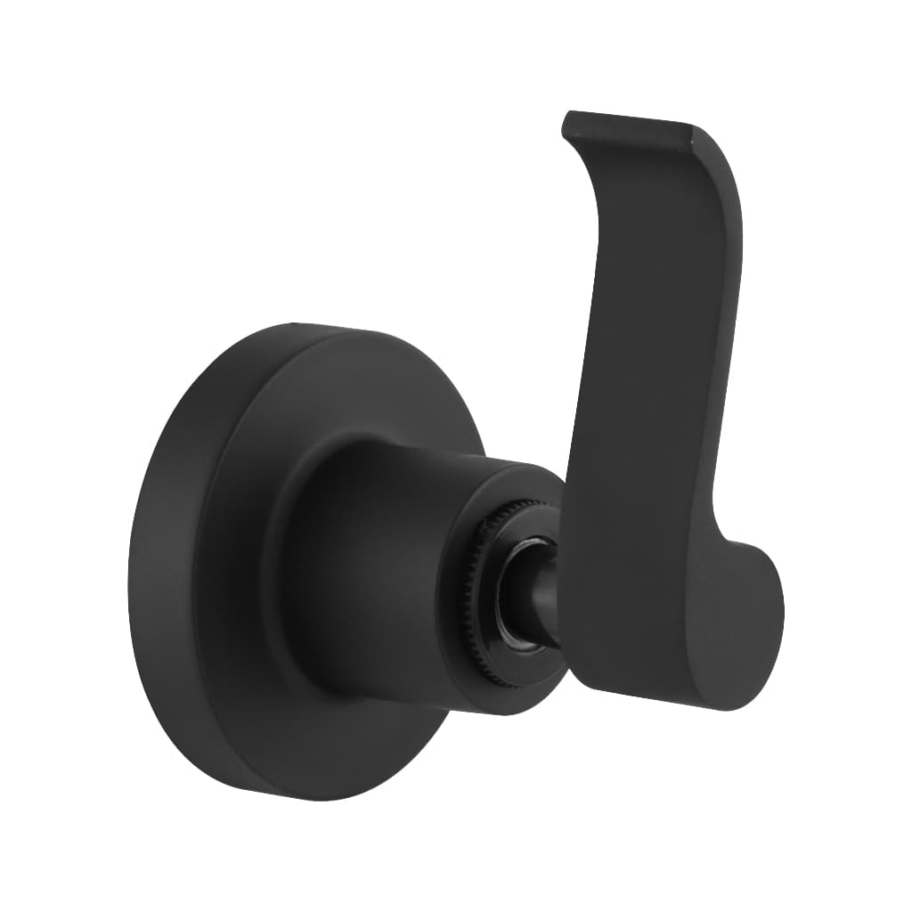 Acabamento Para Registro Chuveiro Alavanca Preto Fosco Banheiro Padrão Deca 1/2" - 3/4" ou 1"