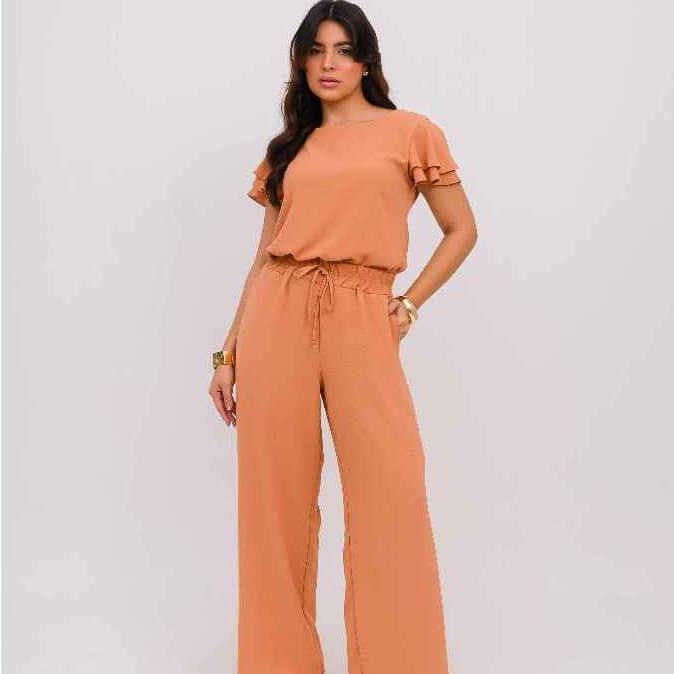 Conjunto Feminino Casual Sofisticado De Blusa Calça Roupa Feminina Uniforme scrub Recepcionista