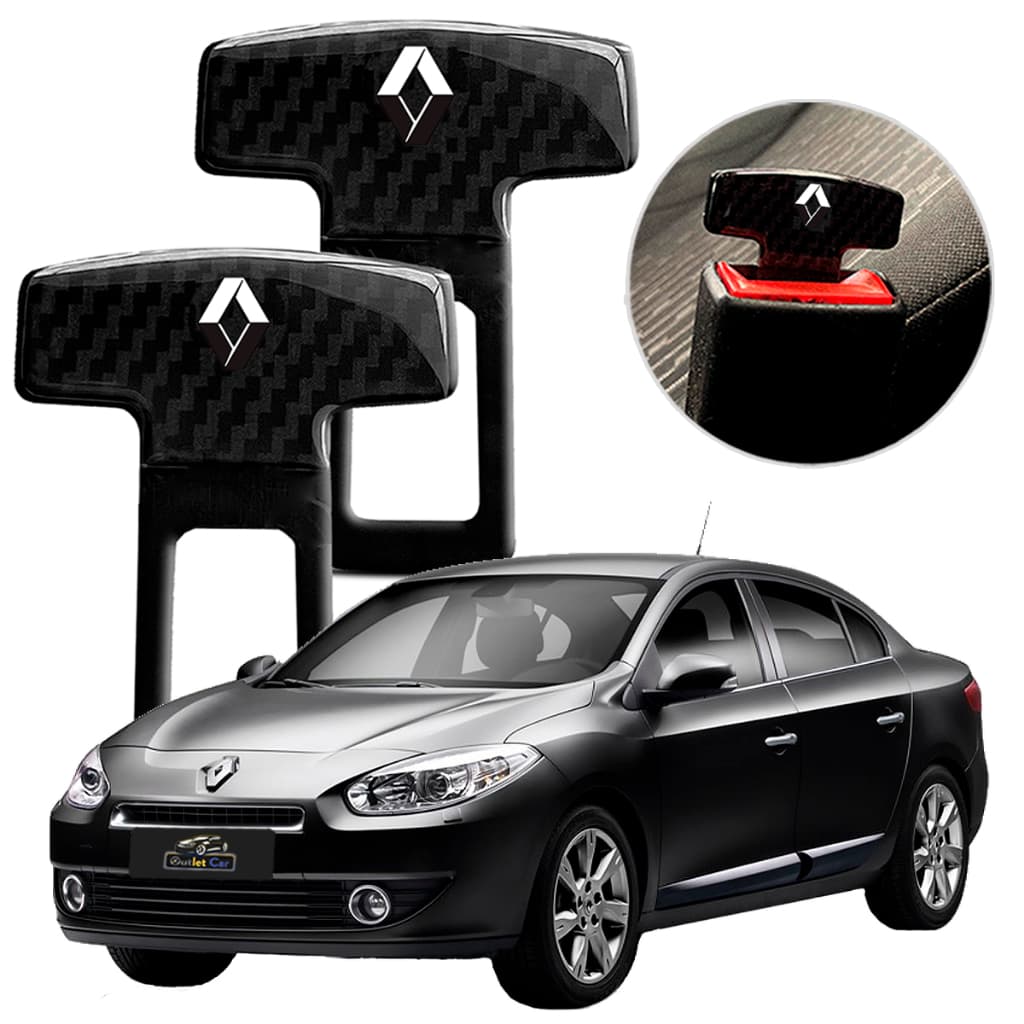 Par Fivela Anti Som Cinto Trava Renault Fluence Captur Clio