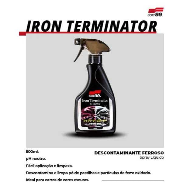 Descontaminante Ferroso Iron Terminator 500ml Soft99