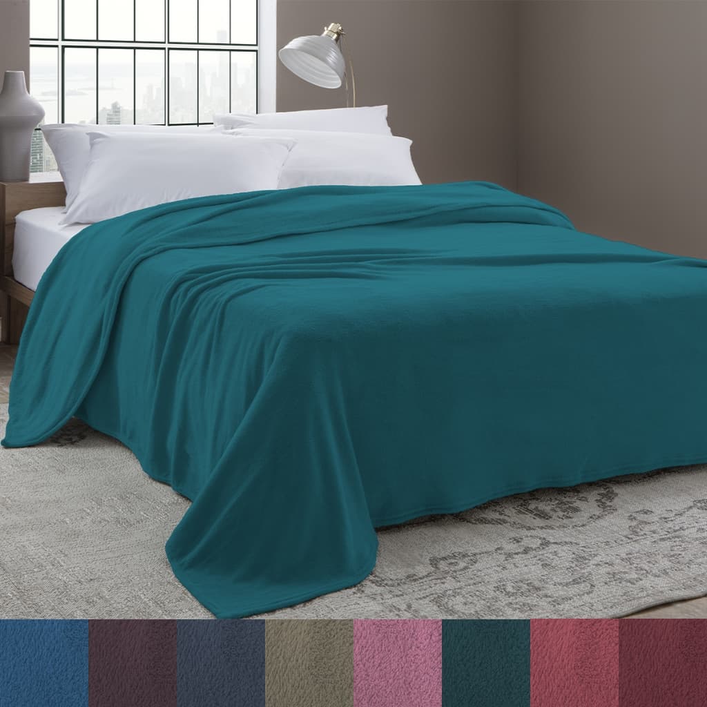 Mantinha Cobertor Manta Coberta Casal 2,20m x 1,80m Grande Microfibra Soft Lisa Inverno Frio Camesa