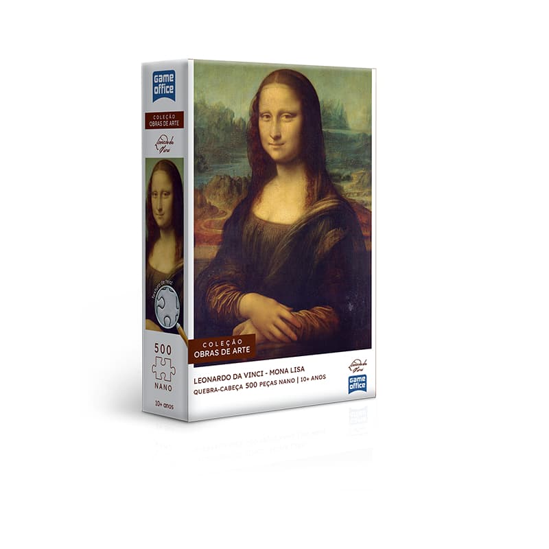 Quebra Cabeça Nano 500 Pçs A Monalisa Toyster
