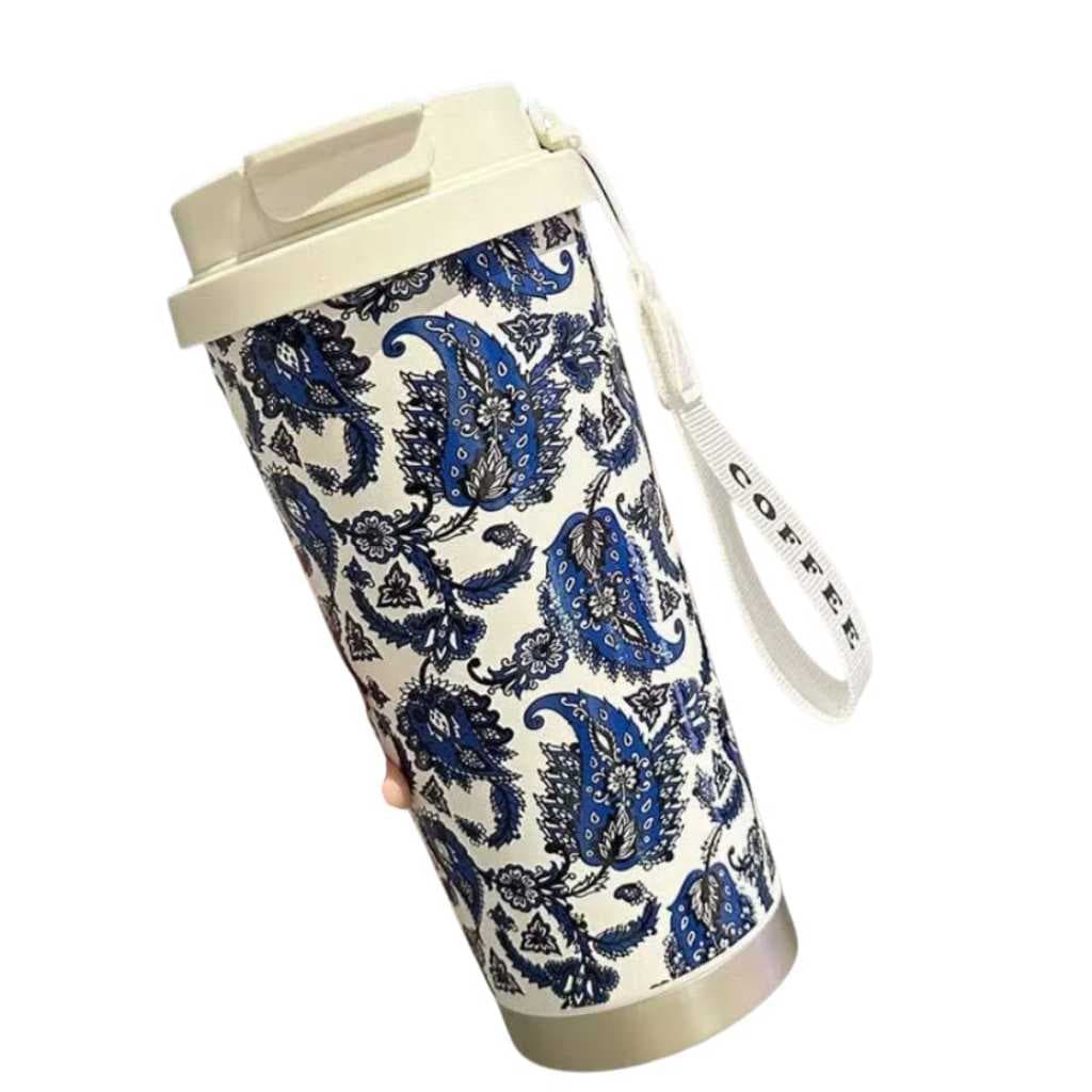 Copo térmico a vácuo de aço inoxidável Copo de café portátil de camada dupla 550ml (Sortidos)