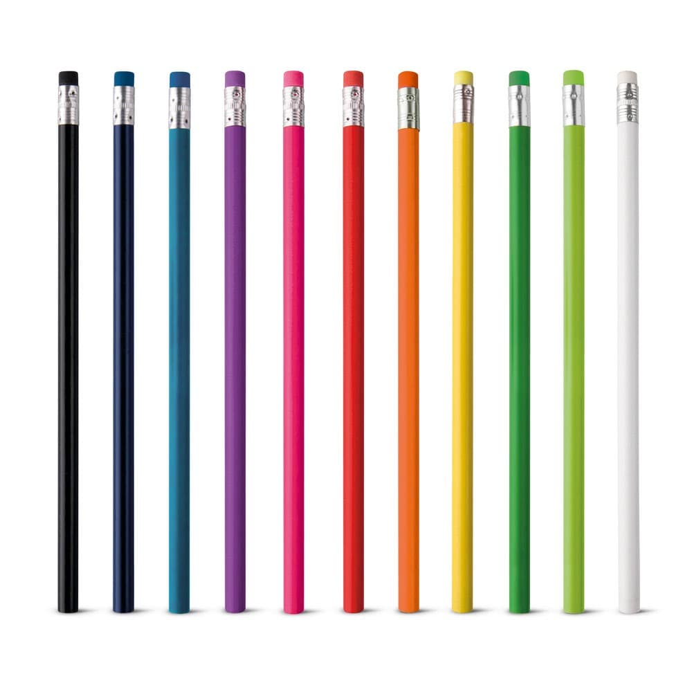 Kit 10 Lápis Borracha para Escrever Material Escolar Criança Escritório Fofo Kawaii Brinde Lembrancinha Papelaria
