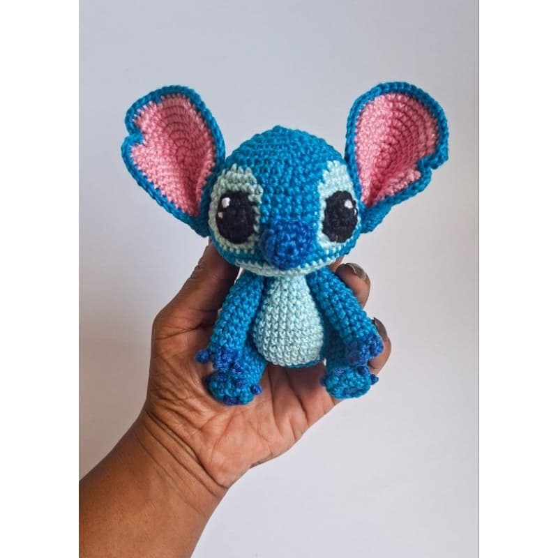 Stitch amigurumi chaveiro/lembrancinha/bordado