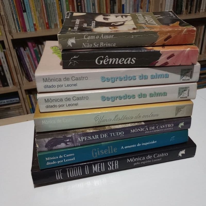 LIVROS MÔNICA DE CASTRO - Romance Espírita (venda INDIVIDUAL)