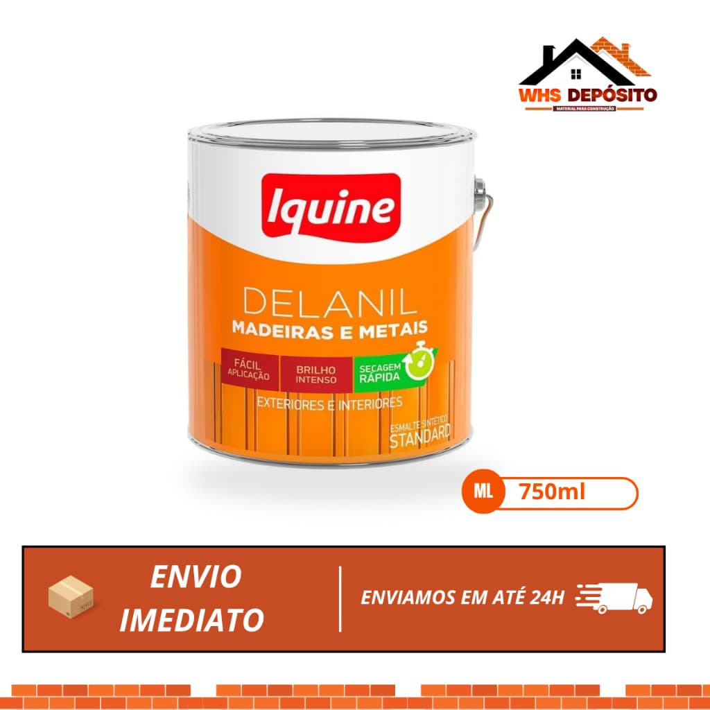 Tinta Para Madeira e Metais Esmalte Ultra Resistivo 750 ML - Iquine