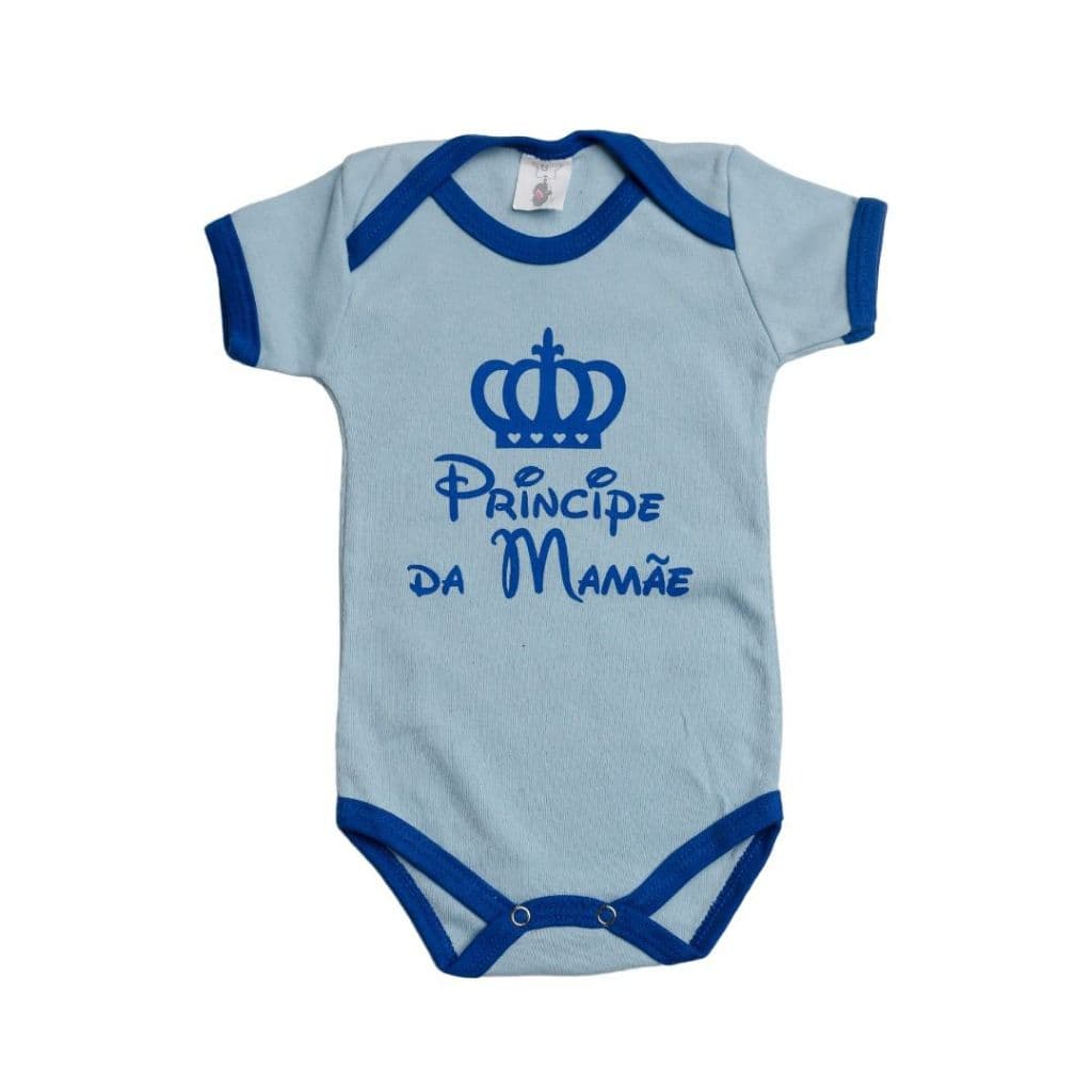 Body Bebê Príncipe da Mamãe