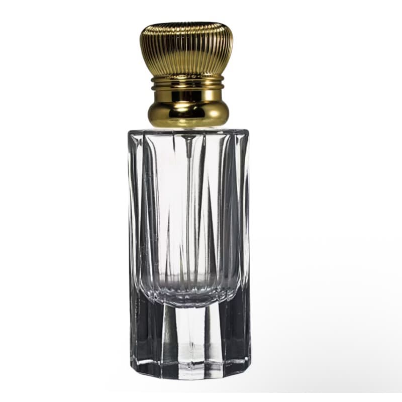 Porta Perfume Gold de Vidro 50ml 3 Unidades