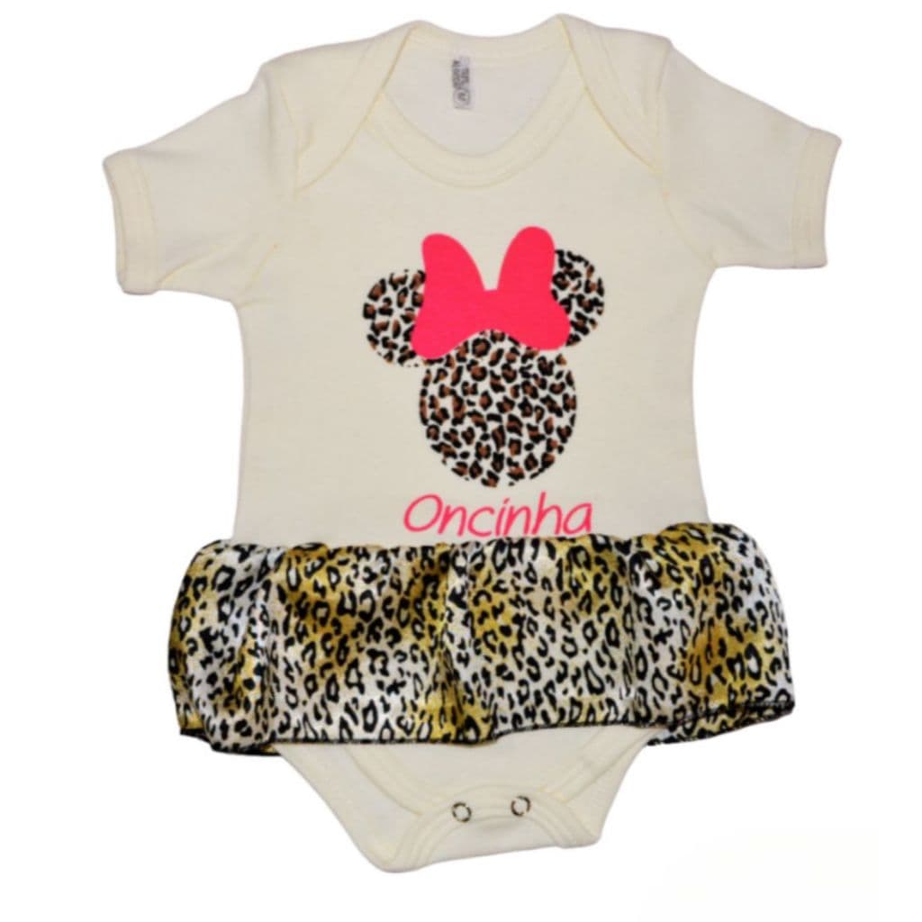 Body Bebê Dona Oncinha – Roupa Personalizada para Mesversário