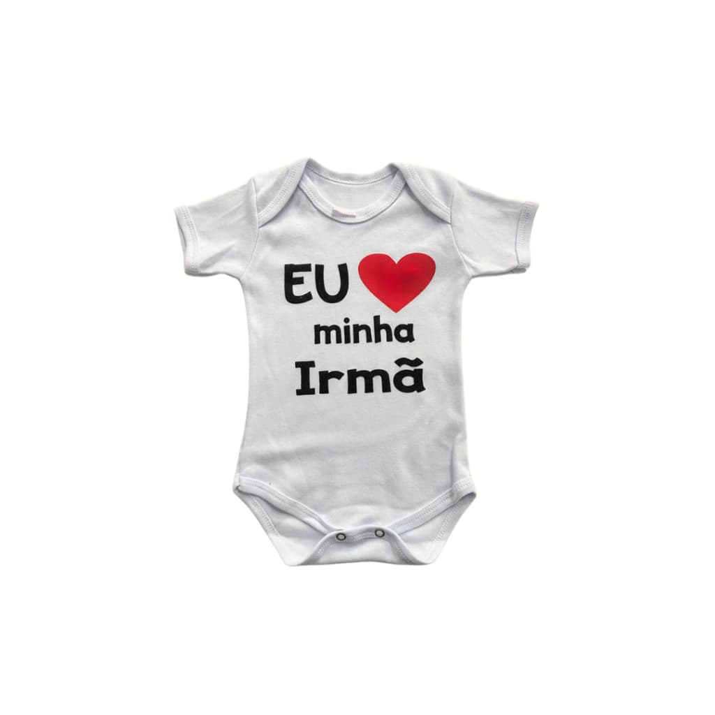 BODY BEBÊ AMO MEU IRMÃO E IRMÃ