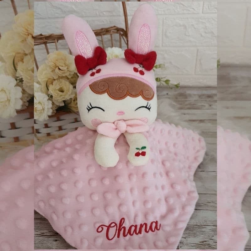 Naninha Metoo cereja, personalizada bordada