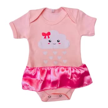 Body Bebê Mesversário Temático Chuva de Benção