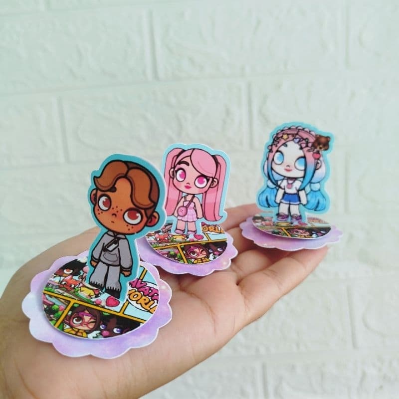 Kit Apliques 3D Tag Personalizadas Lembrancinhas Avatar Word