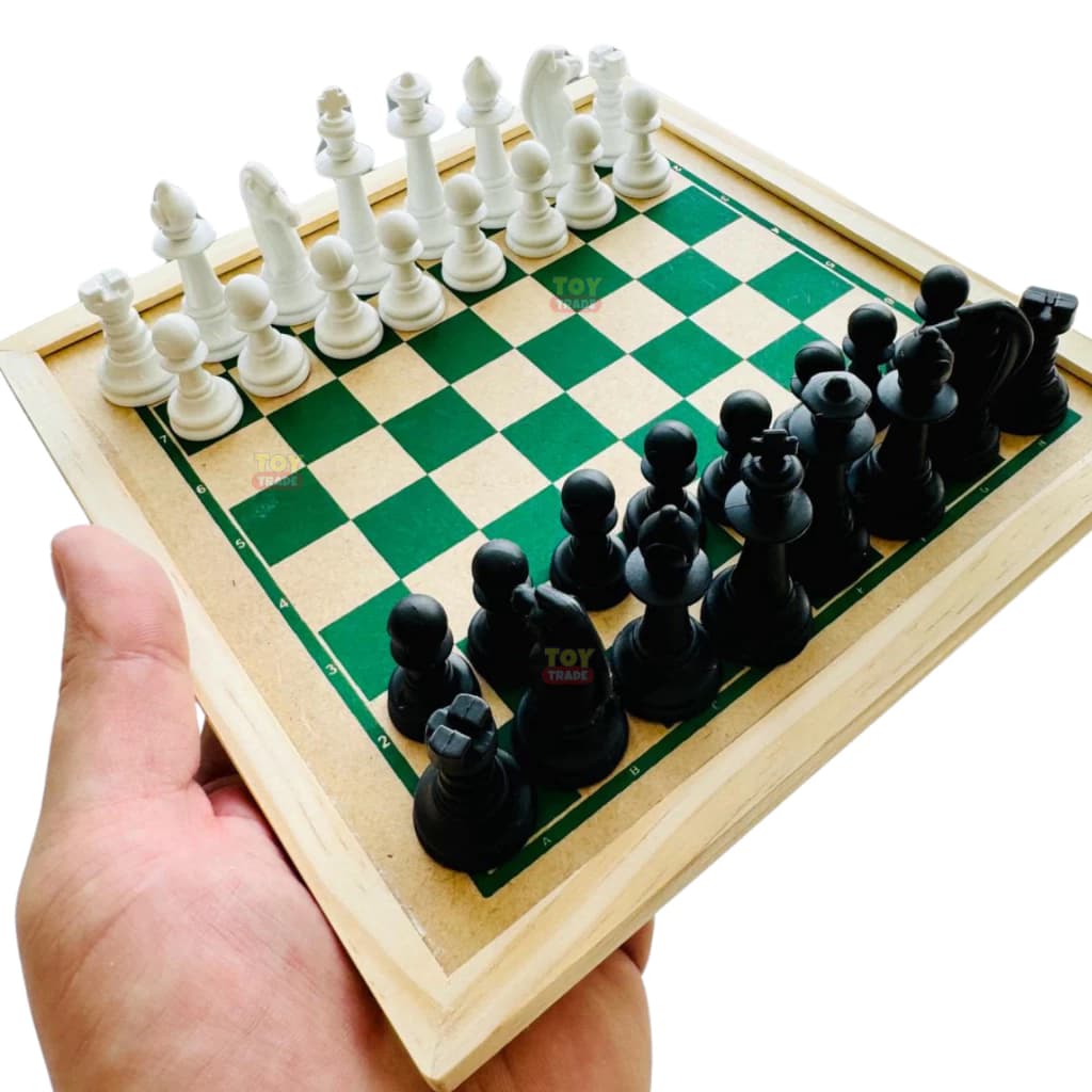 Tabuleiro de Xadrez Jogo Completo Simples Presente Jogo de Mesa Tabuleiro
