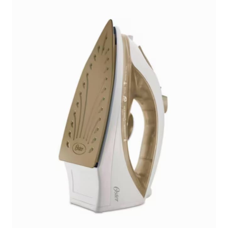 Ferro de Passar a Vapor Base Antiaderente com Spray Oster 5907 – Dourado/Branco
