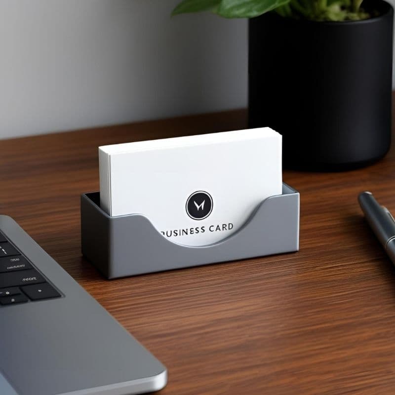 Porta Cartão de Visitas Minimalista e Moderno