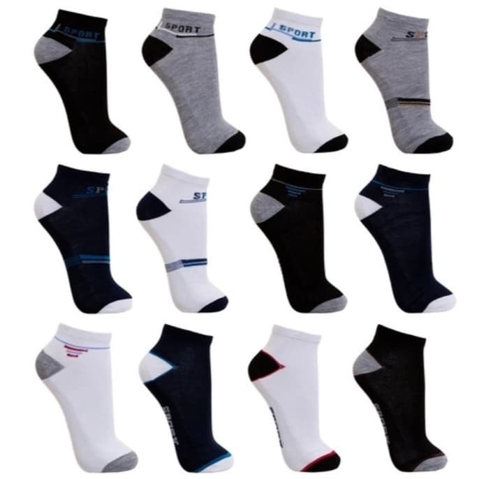 Kit 6/12 Pares De Meias Juvenil Infantil Masculinas de 31 ao 35 Soquete sport Revenda Atacado