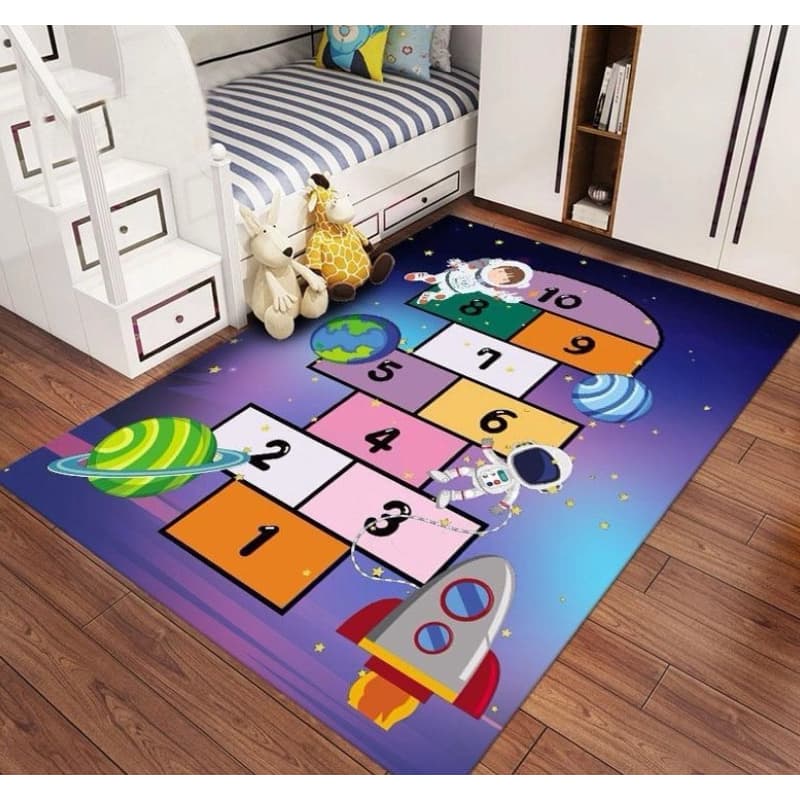 TAPETE DE PERSONAGEM INFANTIL 1x1,40 LINDOS PARA QUARTO SALA
