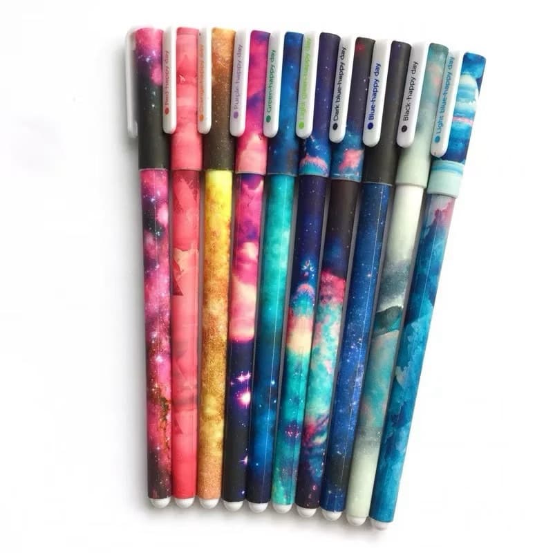 Caneta Universo ponta fina colorida infantil papelaria fineline ponta agulha