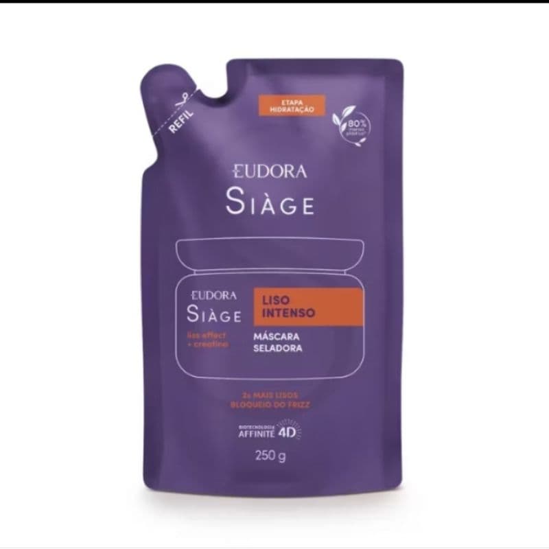 Refil Máscara Capilar Siage  liso Intenso 250g