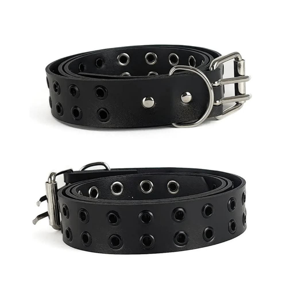 Cinto Com Ilhós Preto Danger Rock punk gotic egirl kpop