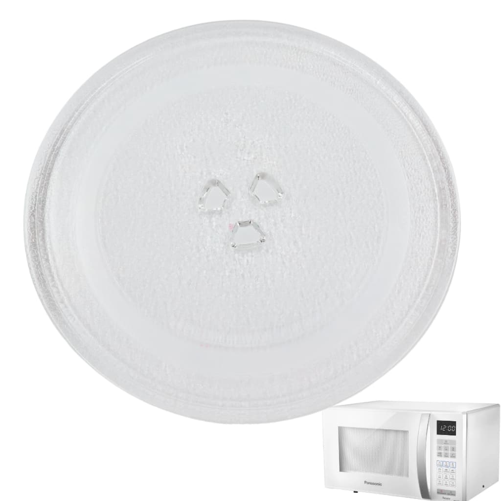 Prato de Microondas para PANASONIC PICCOLO 24,5cm Trevo Vidro