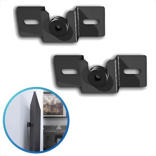 Suporte Fixo Universal Reforçado Para Painel TV Monitor LED LCD 10” a 100” Preto Brasforma