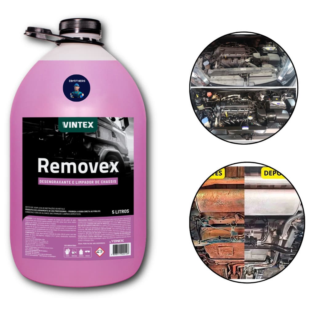 Desengraxante Automotivo Removex Limpeza Pesada 5 Litros Vintex