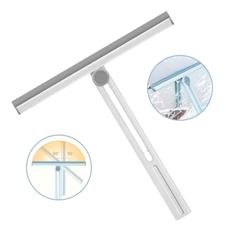 H‘maston GSQ01/GSQ02 Rodo de Silicone Para Limpeza de Piso Vidros,Secos e Molhados Uso Duplo