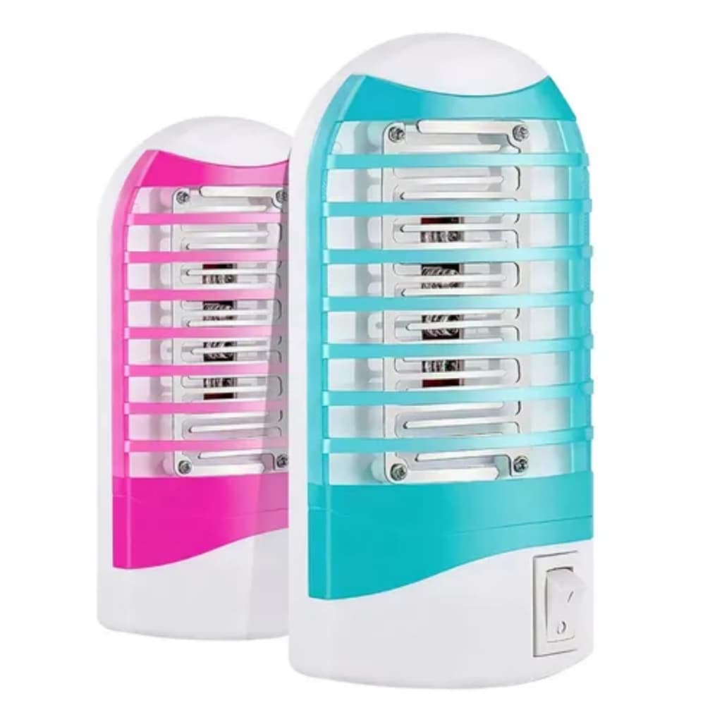 KIT Repelente Elétrico Lampada Killer Anti Mosquitos , Muriçocas , Pernilongos e Insetos Sem Químicos e Com Luz LED