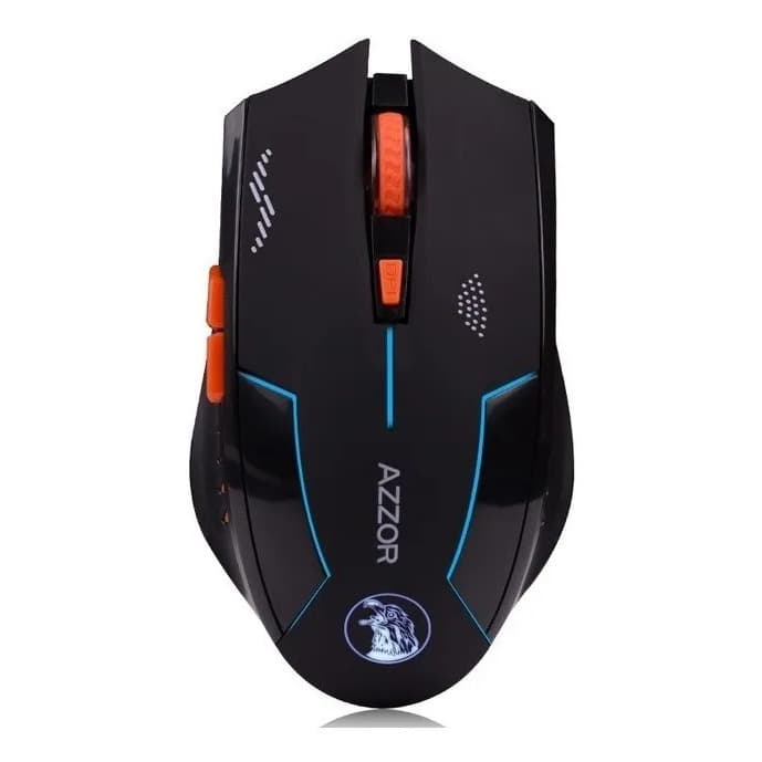 Mouse Gamer Azzor S/fio 2.4ghz Bateria Líthium Recarregável